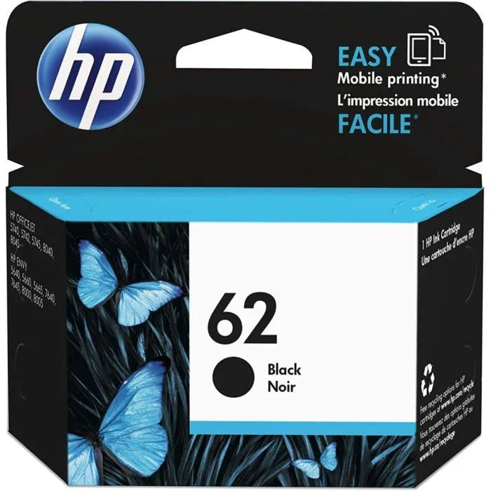 HP 62 Black Original Ink Cartridge C2P04AE - eBuy UAE